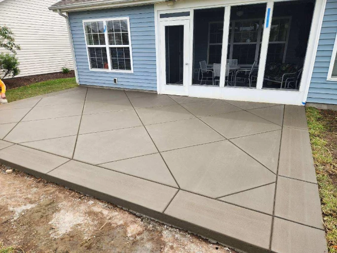new patio installed in flagstaff